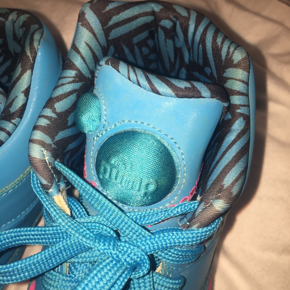 2013 Reebok Pump Aerobic Hexalite Sneakers Blue/Pink Size7.5 Read Description - Picture 7 of 16